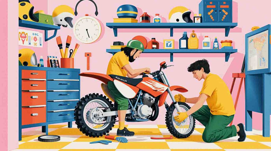 Préparer une Mini-moto