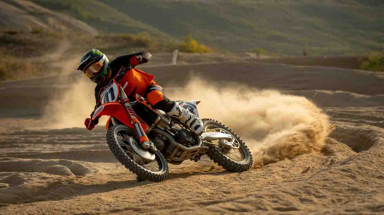 Techniques de freinage pour le motocross